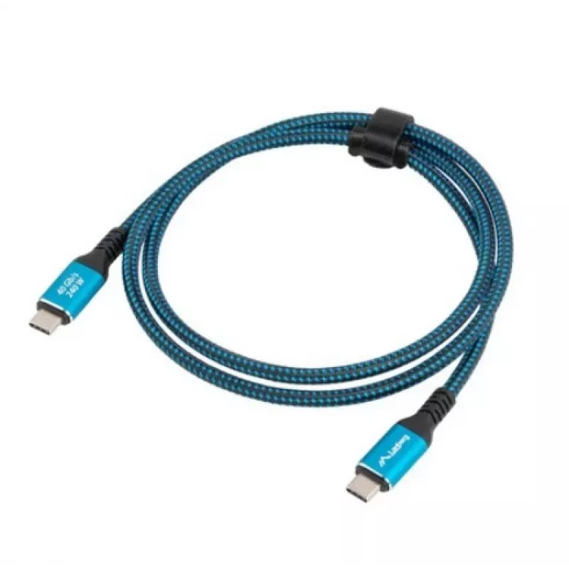 USB-C to USB-C cable LANBERG CA-CMCM-45CU-0020-BK, 240W PD, 8K@60Hz, 2.0 m