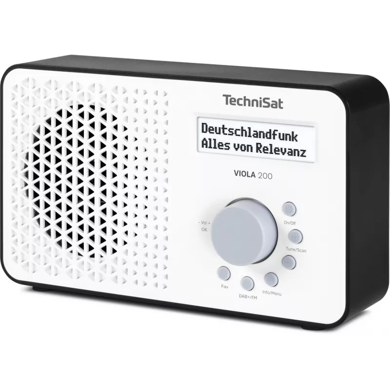 TV receiver TECHNISAT VIOLA 200 white/black HD DVB‑S2