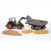 Toy Tractor Bruder Claas Nectis 267 F with Tipping Trailer