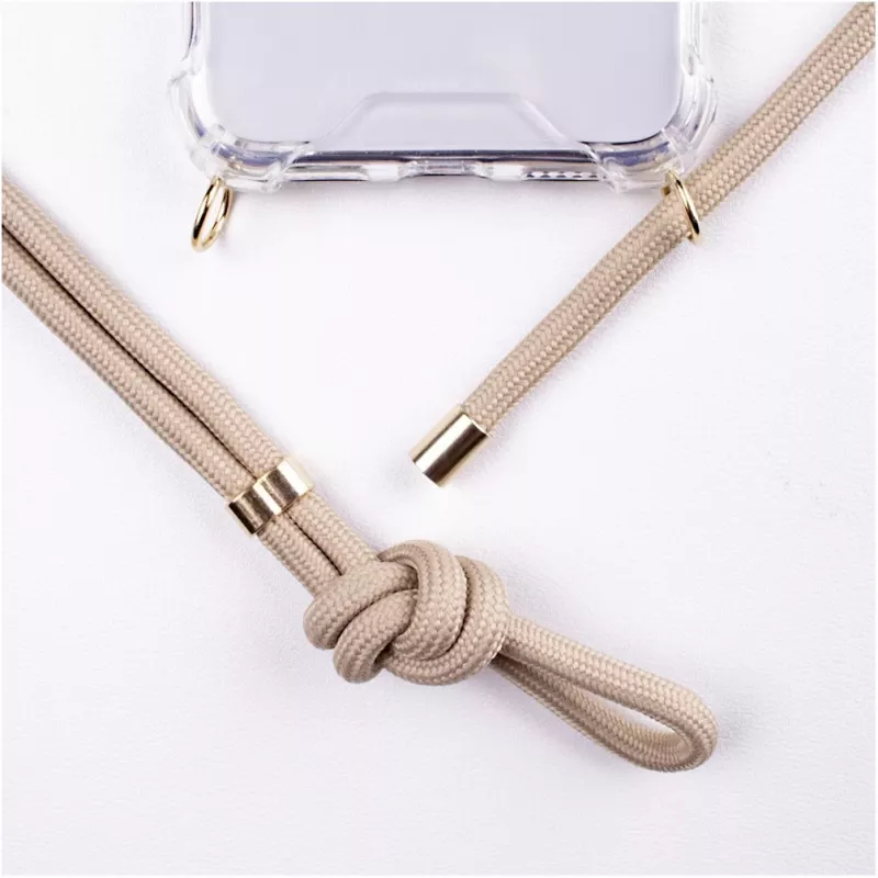 Necklace case Lookabe loo007 gold nude for iPhone 7/8 Plus — wearable phone pouch with strap