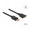 DisplayPort extension cable panel-mount DeLOCK 8K 60 Hz 2 m