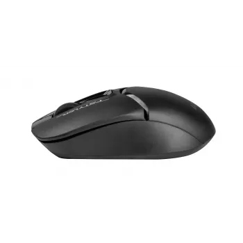 Wireless optical mouse A4Tech FM12S Black — 1200 DPI, RF nano receiver, 3 buttons, AA battery