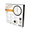 Mechanical wall clock ESPERANZA Los Angeles EHC015W — round 30 cm, black & white, AA 1.5V