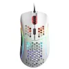 Glorious Model D gaming mouse - White, glossy + Grip Tape - black
