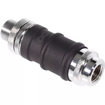 Alphacool Quick Disconnect Set BLH1A IG-IG with Schott fitting – quick-release coupler pair for G½/G1/4 fittings