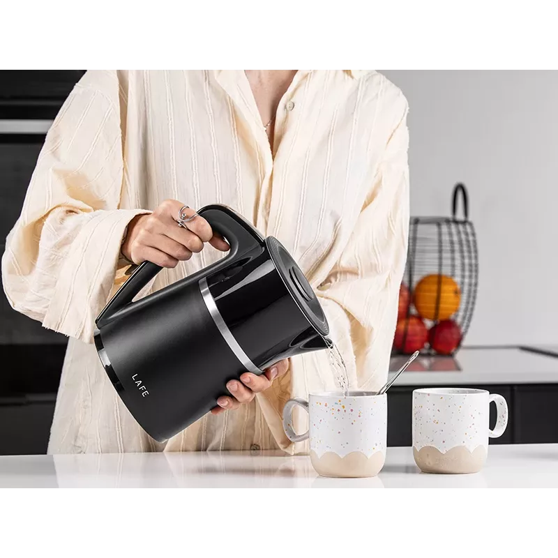 Electric kettle LAFE 1.7L 2200W black