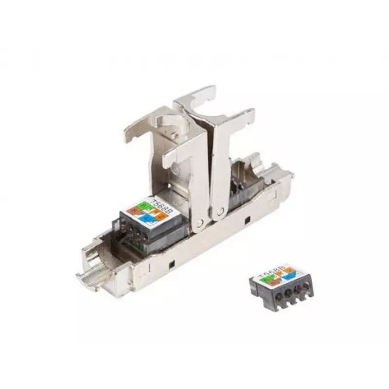 LANBERG RJ-45 FTP Cat6A plug 8P8C, 2x compatible connectors