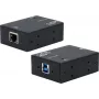 Network media converter Exsys USB 3.2 Gen 1 B to 1 Gigabit Ethernet EX-13021HMV with DIN-rail kit