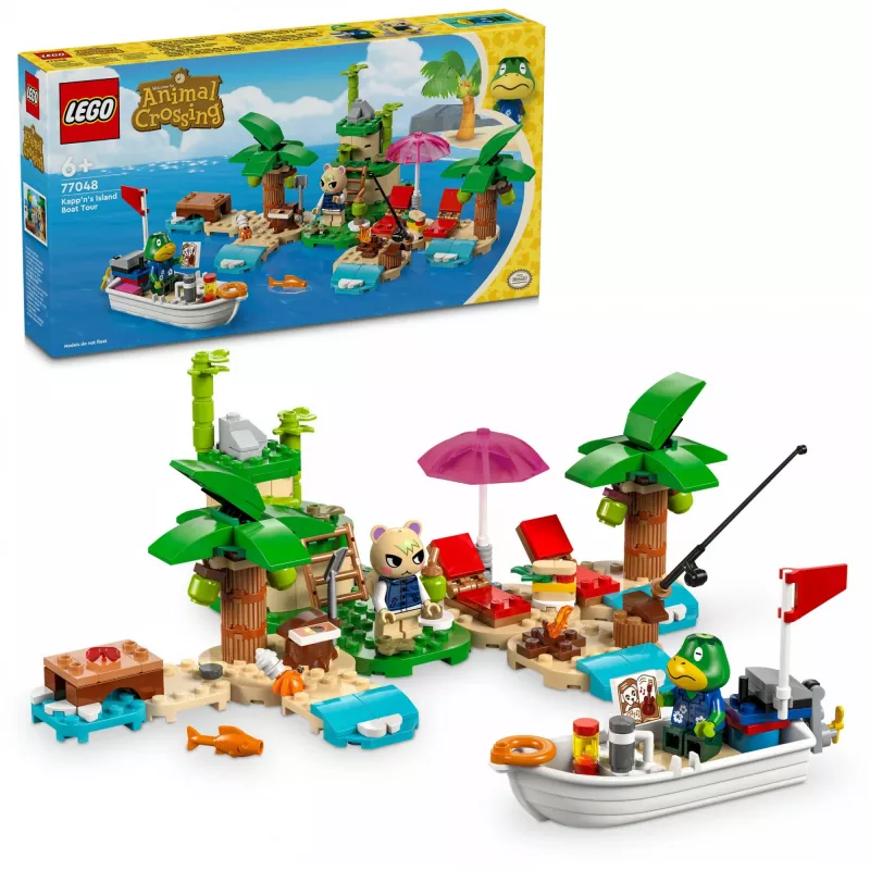 Construction toy LEGO set 77048 Animal Crossing Boat Tour with Captain's Island