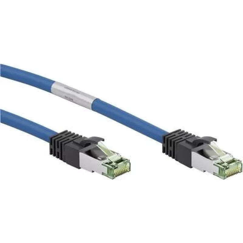 Goobay CAT 8.1 Patch Cable, S/FTP (PiMF), Blue, 25 m - LSZH Halogen-Free, Copper AWG 24 (55120)