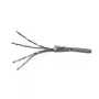 Wentronic Goobay CAT 5e Network Cable, SF/UTP, Grey, 100 m - CCA Copper Mix, AWG 24/1 (solid), PVC (68709)