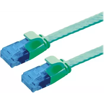 VALUE Patch Cable Cat.6A (Class EA) UTP, extra-Flat, Green, 1,5 m (21.99.2044)