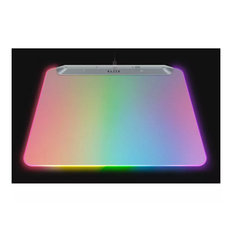 Gaming mouse pad Razer Firefly V2 Pro White — RGB backlit, USB-powered, non-slip base