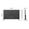 JAPANNEXT JN-IPS500UHD60F 50 inch IPS UHD Monitor 4K 60Hz 3x HDMI DisplayPort Speakers VESA