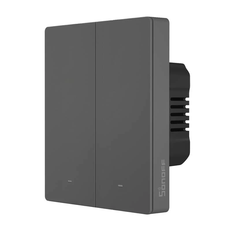 Wall smart switch Sonoff M5-2C-80 Wi‑Fi, 2 circuits, model M5-2C-80