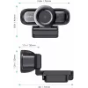 Webcam AUKEY PC-LM3 2 MP 1920 x 1080 pixels USB 2.0 Black