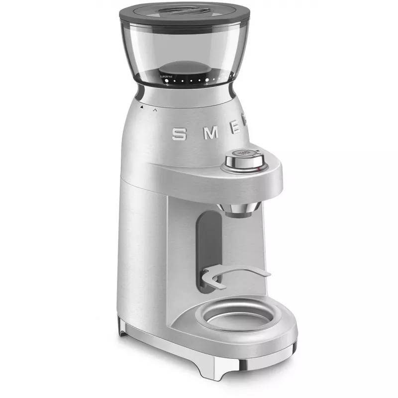 SMEG Coffee Grinder 50s Style CGF02SSEU *Silver*
