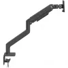 Monitor Mount DIGITUS Single, clamp, for up to 49 inch (124.5 cm), 20 kg, VESA 75x75–100x100, tilt -20° to 50°, height adjustable, black