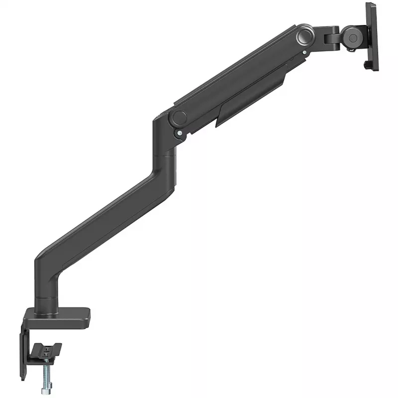 Monitor Mount DIGITUS Single, clamp, for up to 49 inch (124.5 cm), 20 kg, VESA 75x75–100x100, tilt -20° to 50°, height adjustable, black