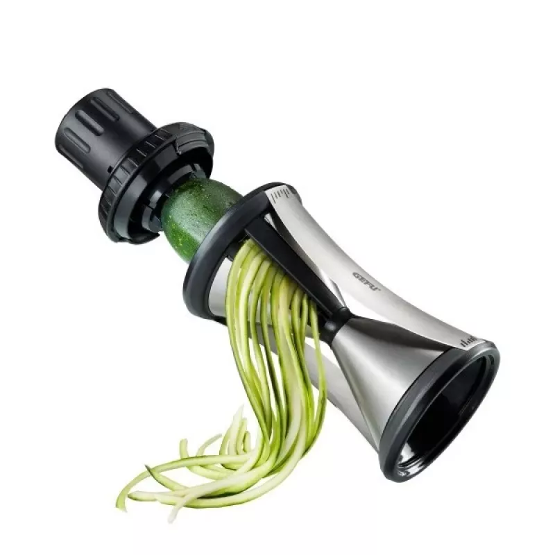GEFU Spirelli XL G-13700 Spiral Slicer, Manual, Plastic/Stainless Steel, Black
