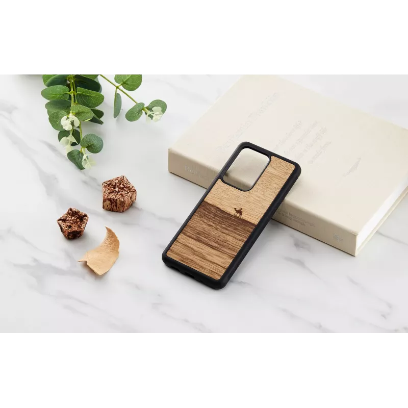 Phone case man and wood Galaxy S20 Ultra terra black