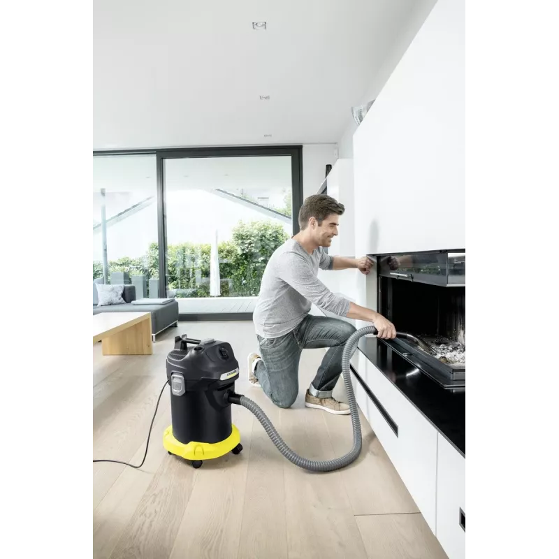 Dry Vacuum Cleaner Karcher AD 4 Premium — 17 L, 600 W, bagless, metal hose, chrome tube