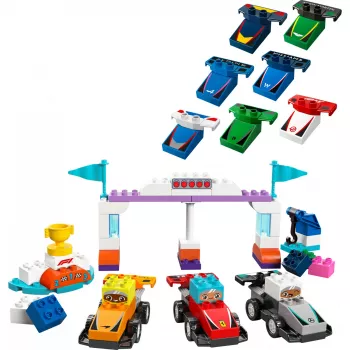LEGO DUPLO 10445 F1 Team Race Cars & Drivers
