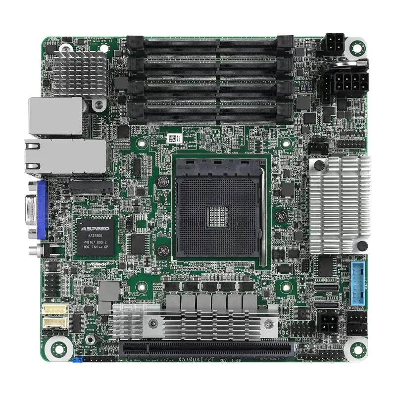 ASRock X570D4I-2T Motherboard AMD X570 Socket AM4 Mini ITX