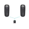 Portable speaker MANTA SPK130GO BT — Bluetooth 5.0, TWS, FM, 10W RMS, rechargeable (black, 8×8×19 cm)