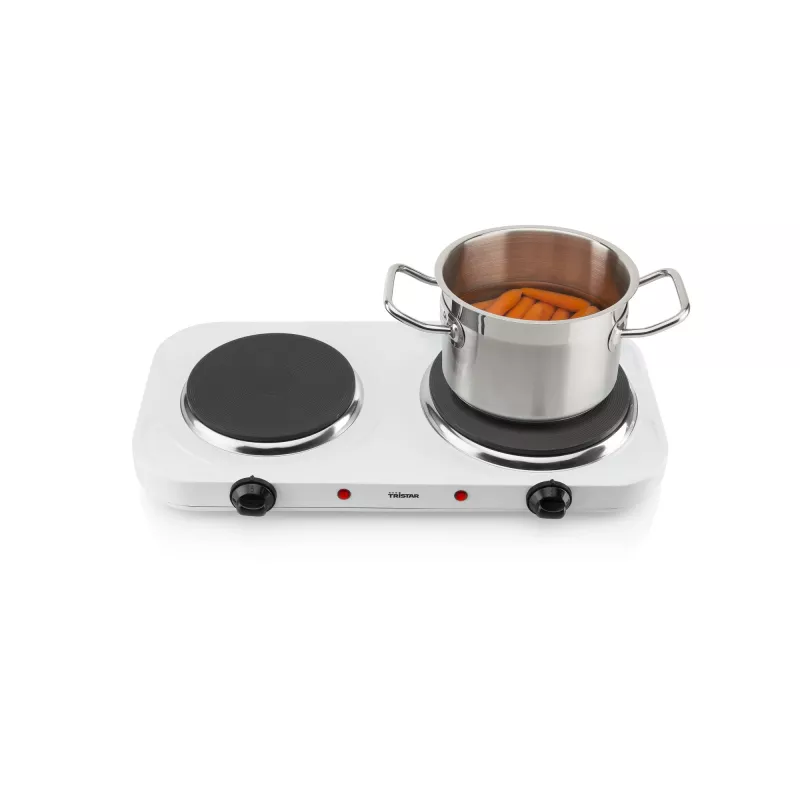 Tristar Double-Burner Electric Cooker KP-6245, 2500W, 15,5/18,5 cm