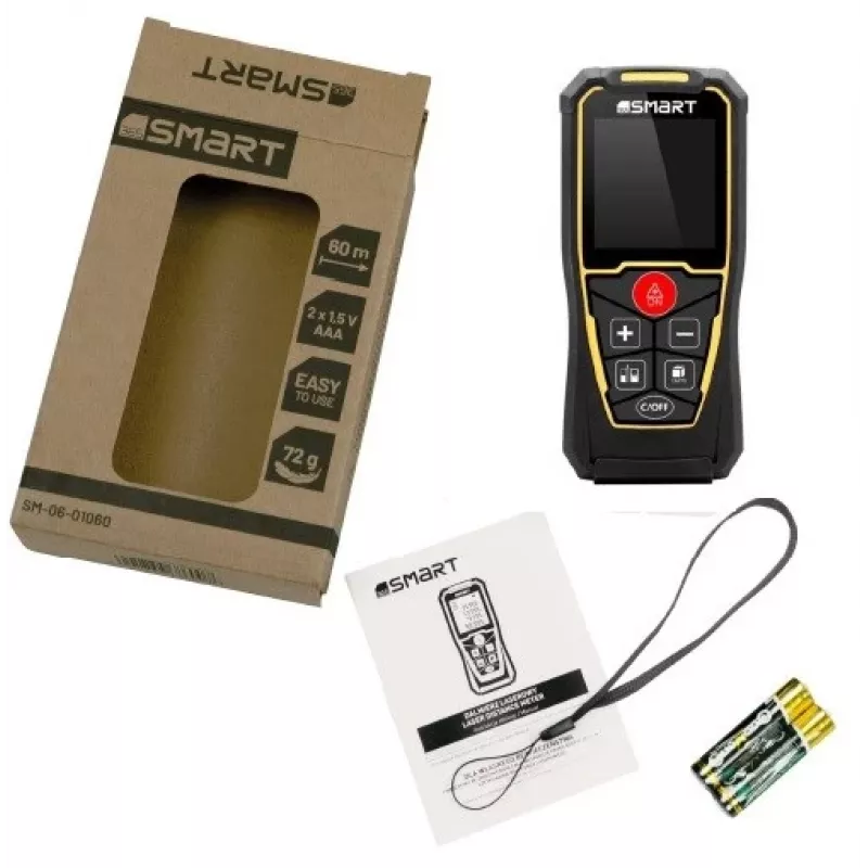 Laser distance meter Smart 06-01060 by Smart — handheld laser distance measurer