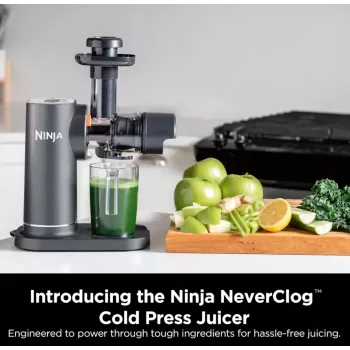 NINJA Cold Press Juicer | Neverclog JC151EU | Type Cold Press Juicer | Gray | 150 W | Number of speeds 1