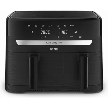 Tefal Easy Fry EY901N Double 8.3 L Stand-alone 2700 W Hot air fryer Black