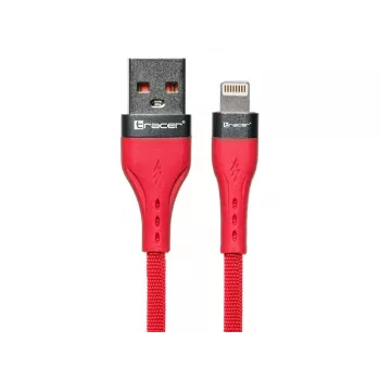 Cable USB A-Lightning 1m Red