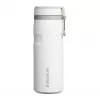 Thermal bottle STANLEY Iceflow Daily usage 470 ml, stainless steel, flip lid, white
