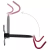 Wall-mounted bicycle rack MACLEAN MC-430, horizontal mount, holds up to 30 kg, black