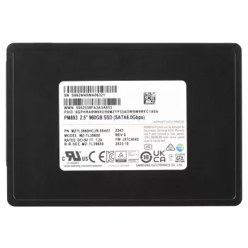 Samsung MZ7L3960HCJR-00A07 internal solid state drive 960 GB 2.5 inch Serial ATA III TLC