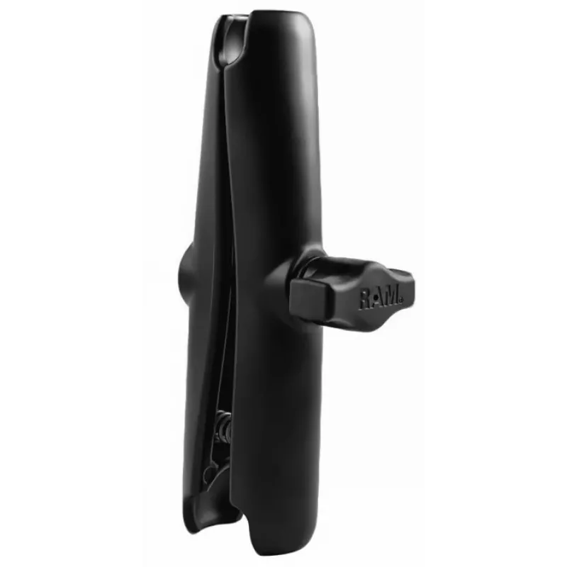 Tablet/Device Double Socket Arm RAM Mounts RAM-B-201U-C, aluminium, ball 2.54 cm, height 152.4 mm, black