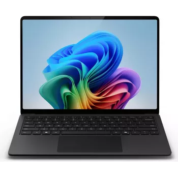 Microsoft Surface Laptop 7 Copilot+ PC Qualcomm Snapdragon X1E-80-100 38,1 cm (15) Touchscreen 16 GB LPDDR5x-SDRAM 1 TB SSD Wi-Fi 7 (802.11be) Windows 11 Home Black (ZYT-00030)