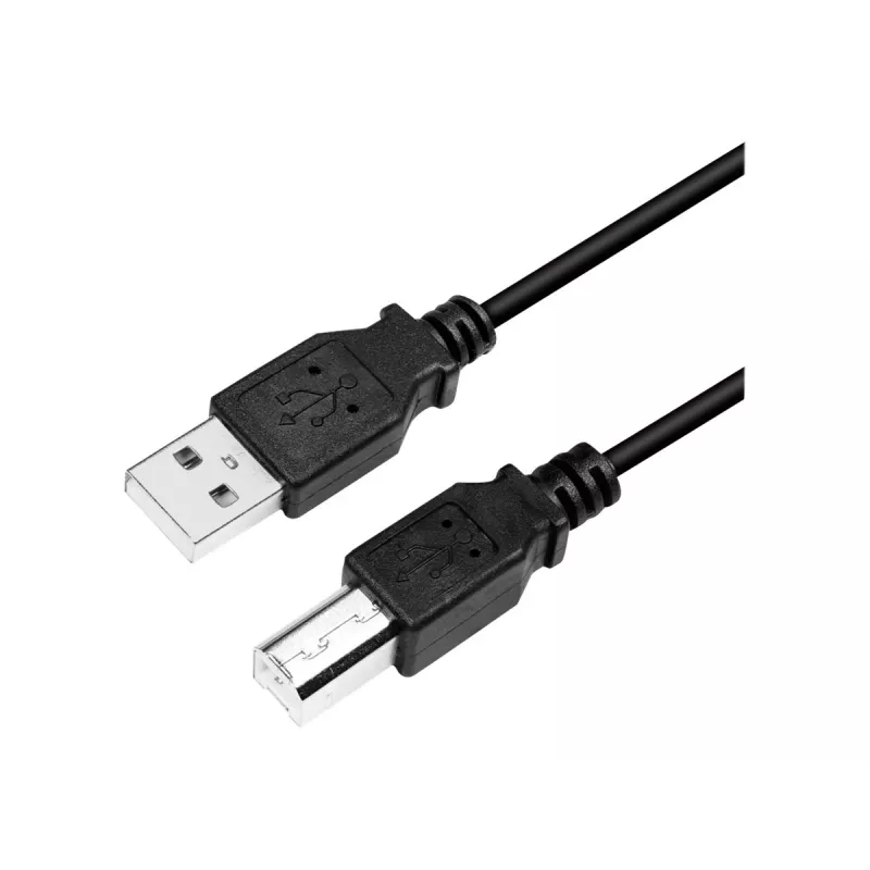 USB cable LogiLink CU0009B 5m USB A USB B Black