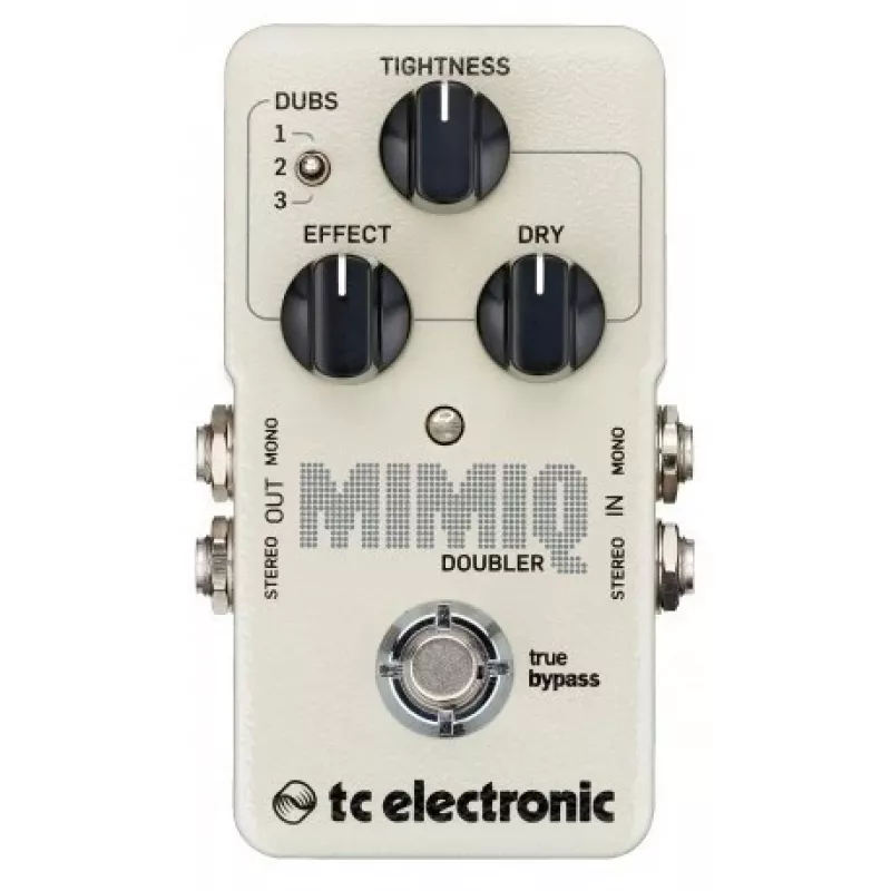 Guitar Effect Pedal TC Electronic Mimiq Doubler — Compact True Bypass Doubler