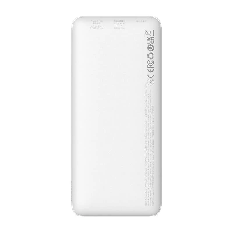 Baseus Airpow Lithium polymer power bank 10000 mAh 20 W White