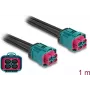 DeLOCK Cable HDMTD Z quad jack to HDMTD Z quad jack 1 m IP67 Protection Class
