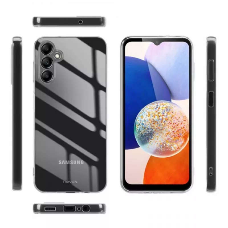 Protective Flex Case Nevox for Samsung Galaxy A17 5G — Transparent, Model 2573