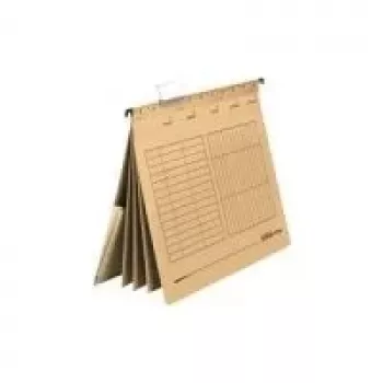Herlitz hanging folder A4 10843860 — carton brown, A4 format, Blue Angel