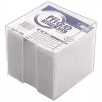 Notes Forpus, 9x9 cm, white, Not glued, with cover (800) 0716-005