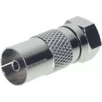Adapter ShiverPeaks 85321 — IEC (female) to F (male) connector adapter for TV and RF equipment