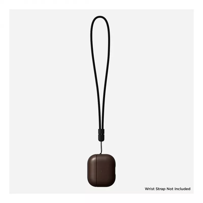 Leather AirPods Case Nomad V3 Rustic Brown — protective leather cover for AirPods charging case