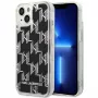 Karl Lagerfeld KLHCP14MLMNMK iPhone 14 Plus 6.7 hardcase black / black Liquid Glitter Monogram