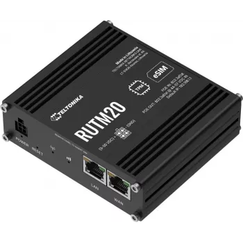 Router TELTONIKA RUTM20 — compact 5G cellular router RUTM20100000